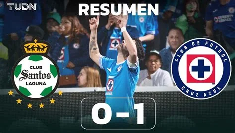 Cruz Azul Edges Santos Laguna 2-1 in Liga MX Thriller